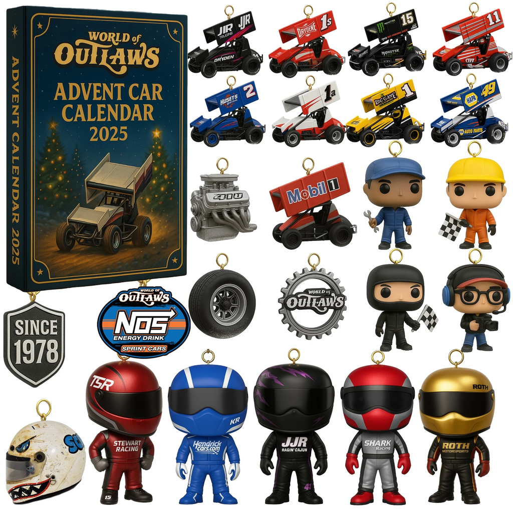 🔥LAST DAY 50% OFF🏁World of Outlaws Sprint Car Series Advent Calendar 2025