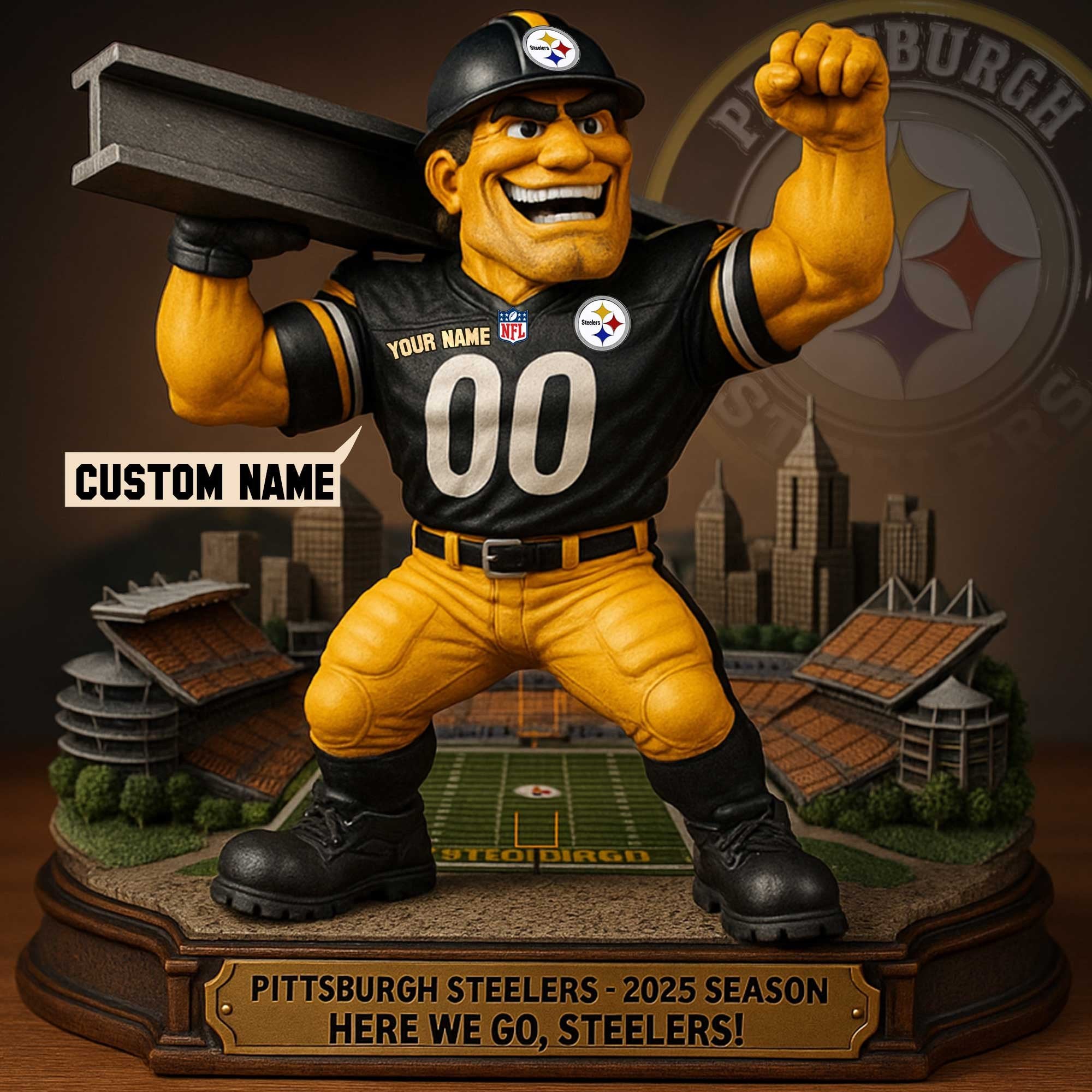 Full Premium NFL X Figure Acrylic Plaque - Best Gifts For Fans