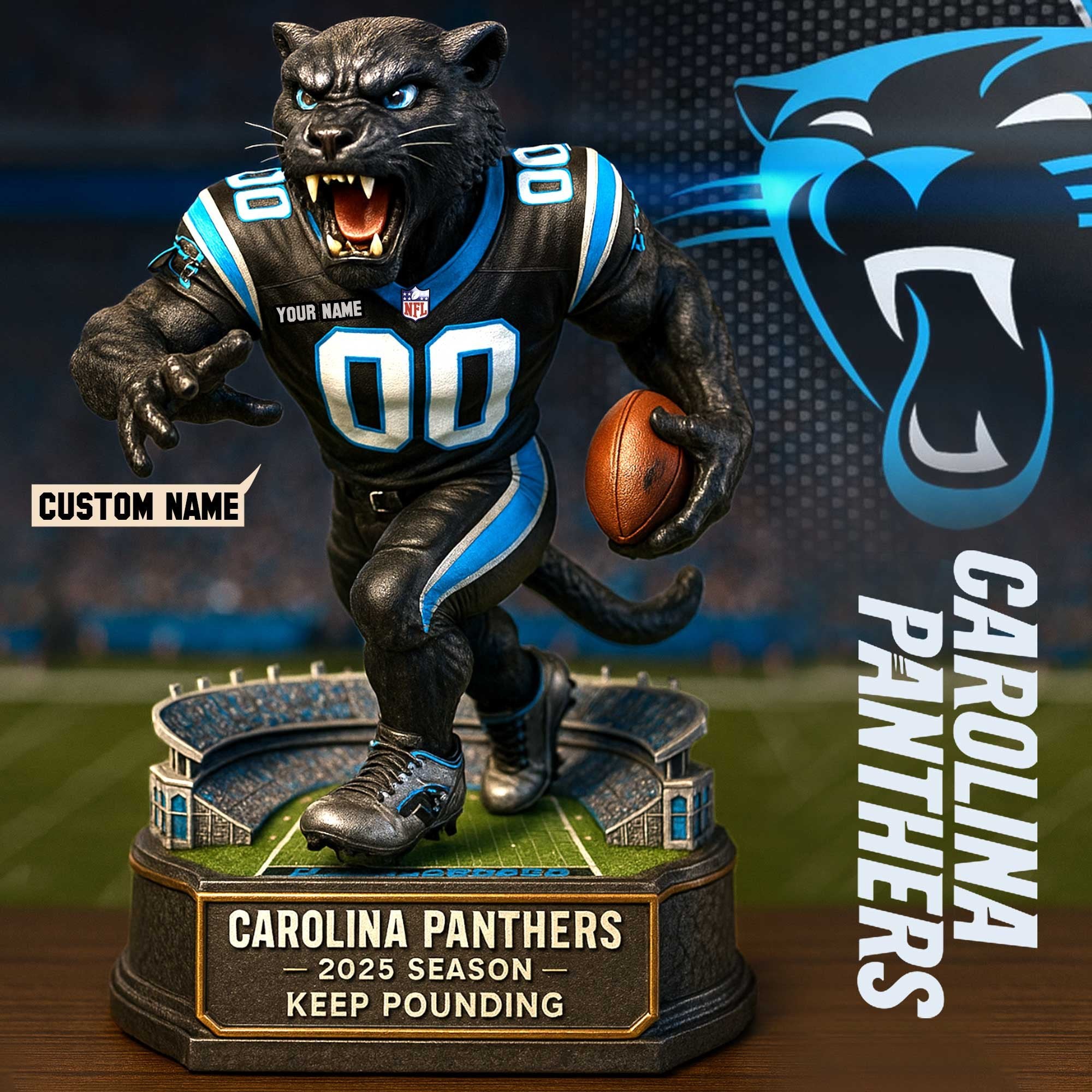 Full Premium NFL X Figure Acrylic Plaque - Best Gifts For Fans