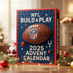 🏈 2025 NFL All Team Football Ball Full Set Advent Calendars 🎄