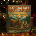 🔥LAST DAY 50% OFF - 🦌🌲 National Park Animals Advent Calendar 2025