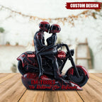 I'm Your No Returns Or Refunds - Personalized Biker Custom Shaped Acrylic Plaque