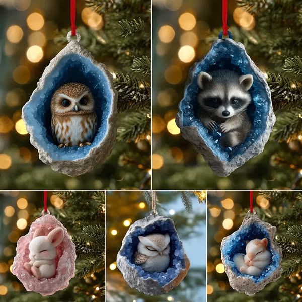 🔥Last Day 50% OFF -Geode Animal Decoration