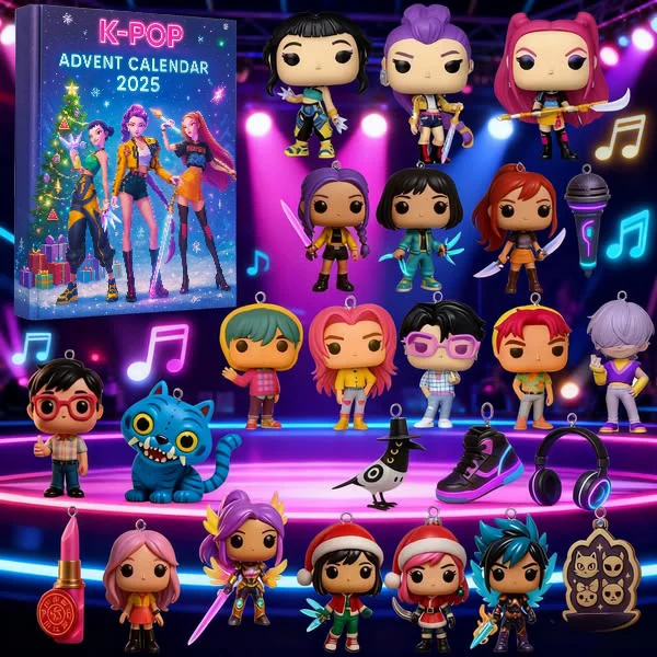 🔥Last Day 50% OFF -🎄K&P Demon Hunters Advent Calendar 2025