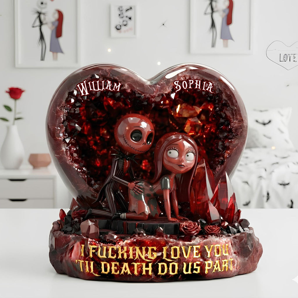 Romantic Couple Acrylic Plaque - Personalized Gifts For Couples
