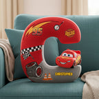 Racing Alphabet Initial Letters Custom Shape Pillow - Personalized Gifts For Kids