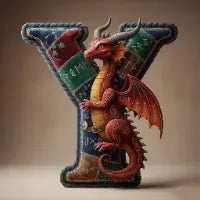 Mythical Initial Pillow Personalized Gifts