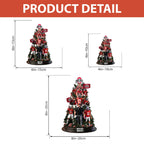 Ohio State Buckeyes Stacked Player Christmas Tree Acrylic Plaque