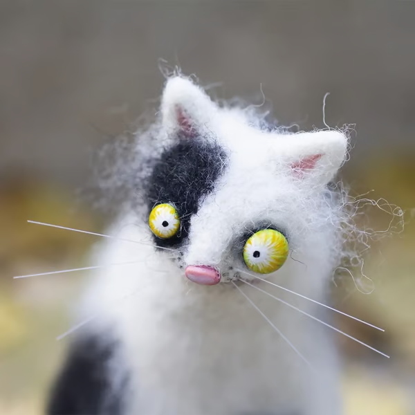 🔥Limited Edition, Only 100 Sets Left! - 🎄✨Wool Felt Familiars – Quirky Handmade Companions