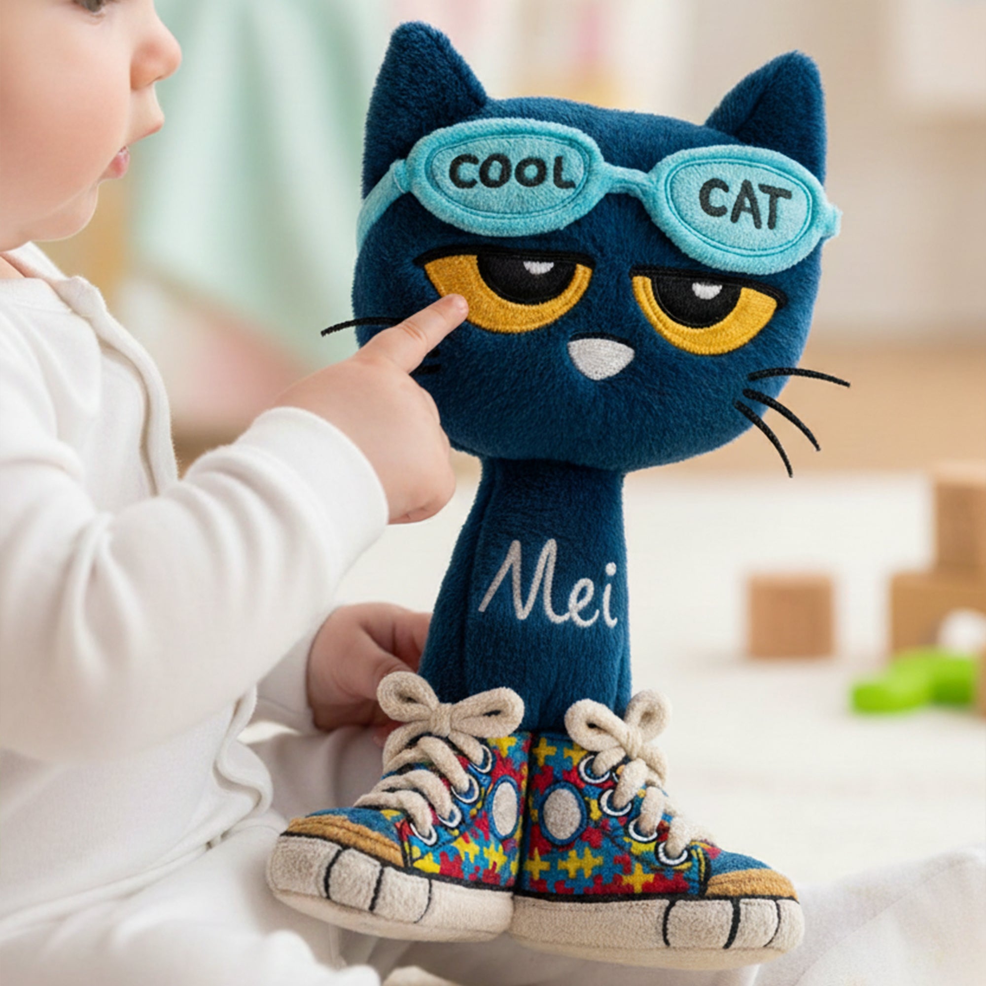 Autism Awareness Custom Shaped Pillow - Personalized Gifts