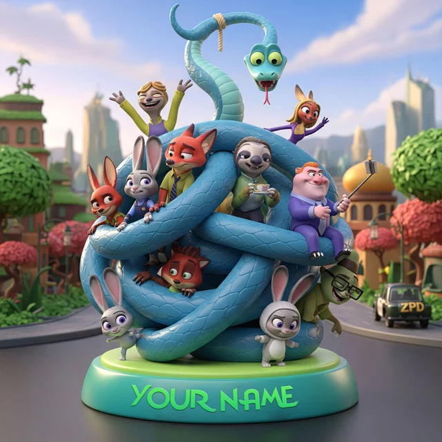 Zootopia 2 Personalized Acrylic Block Plaque Christmas Gift For Fan - Limited Edition