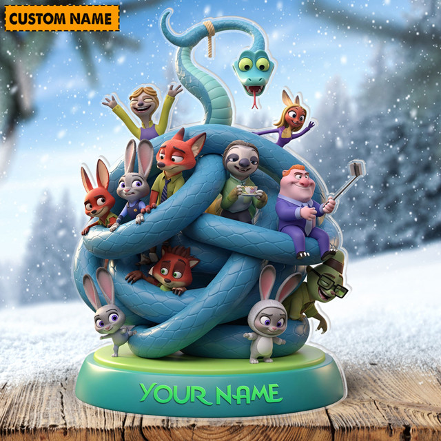 Zootopia 2 Personalized Acrylic Block Plaque Christmas Gift For Fan - Limited Edition