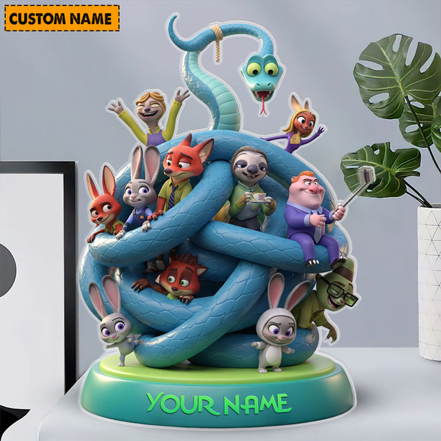 Zootopia 2 Personalized Acrylic Block Plaque Christmas Gift For Fan - Limited Edition