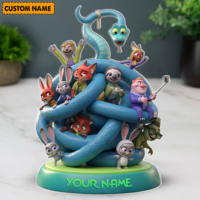 Zootopia 2 Personalized Acrylic Block Plaque Christmas Gift For Fan - Limited Edition