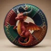Mythical Initial Pillow Personalized Gifts
