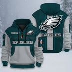 ALL NFL 3D Half-zip Hoodie