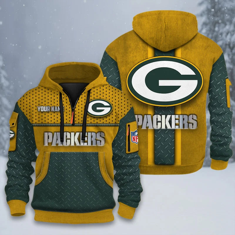 ALL NFL 3D Half-zip Hoodie
