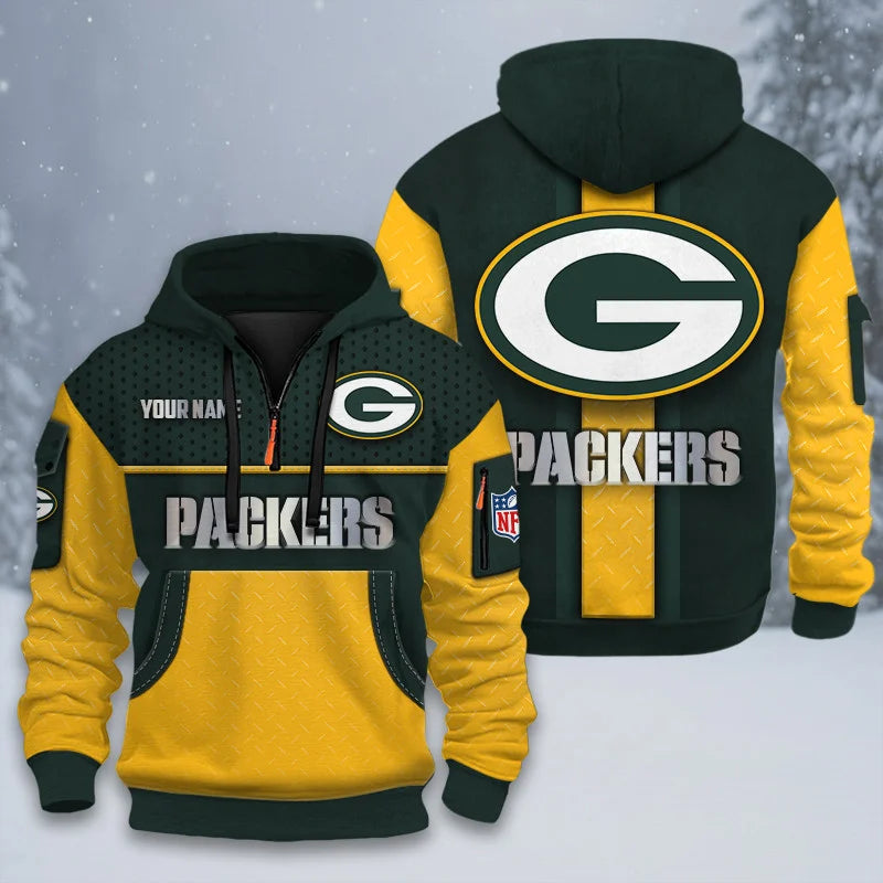 ALL NFL 3D Half-zip Hoodie