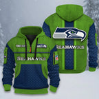 ALL NFL 3D Half-zip Hoodie