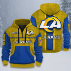 ALL NFL 3D Half-zip Hoodie