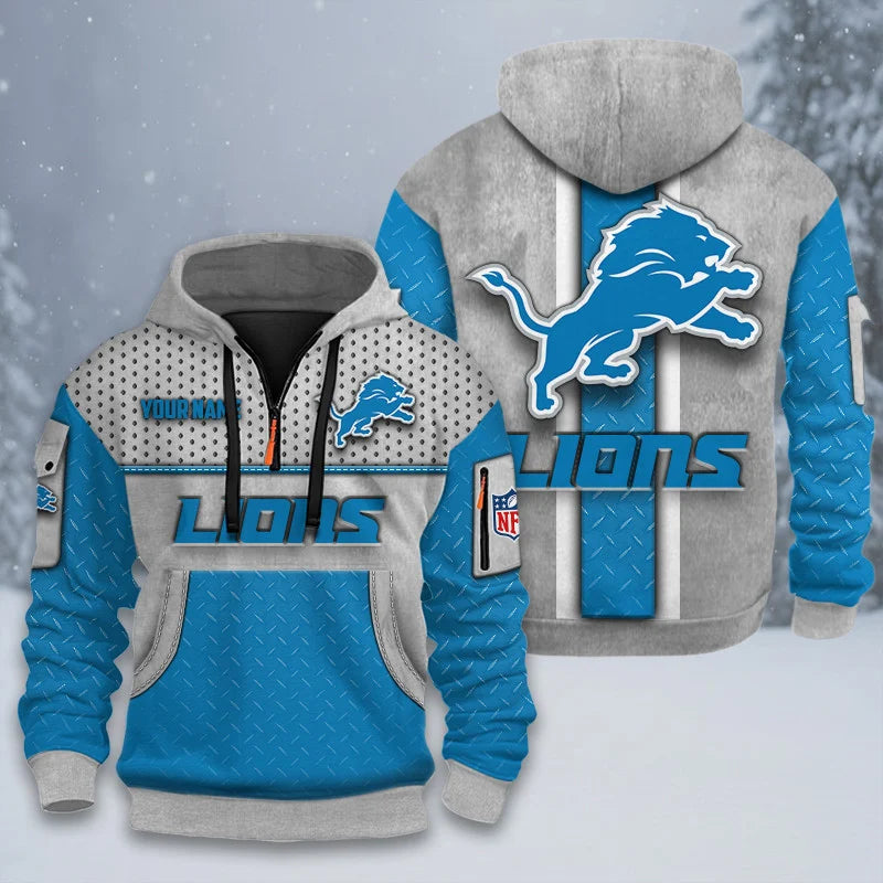ALL NFL 3D Half-zip Hoodie