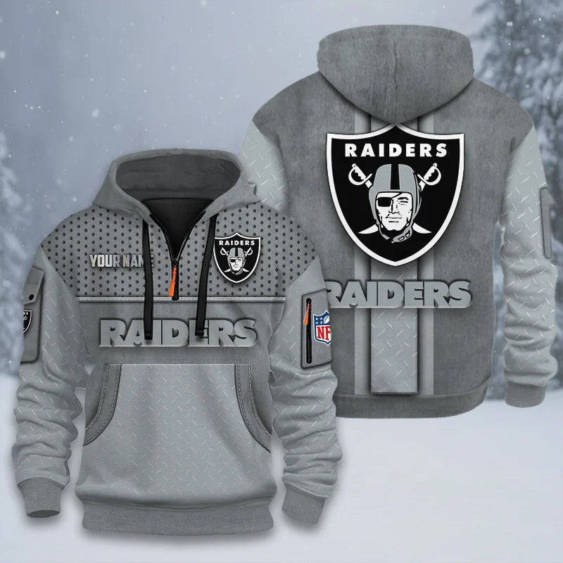 ALL NFL 3D Half-zip Hoodie