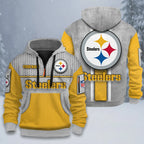 ALL NFL 3D Half-zip Hoodie