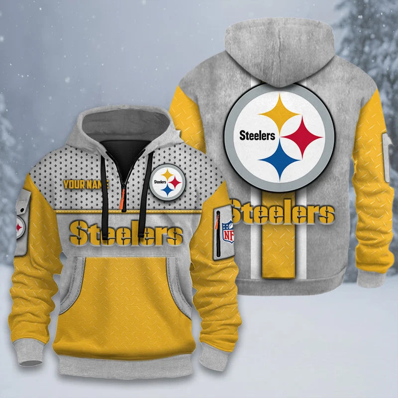 ALL NFL 3D Half-zip Hoodie