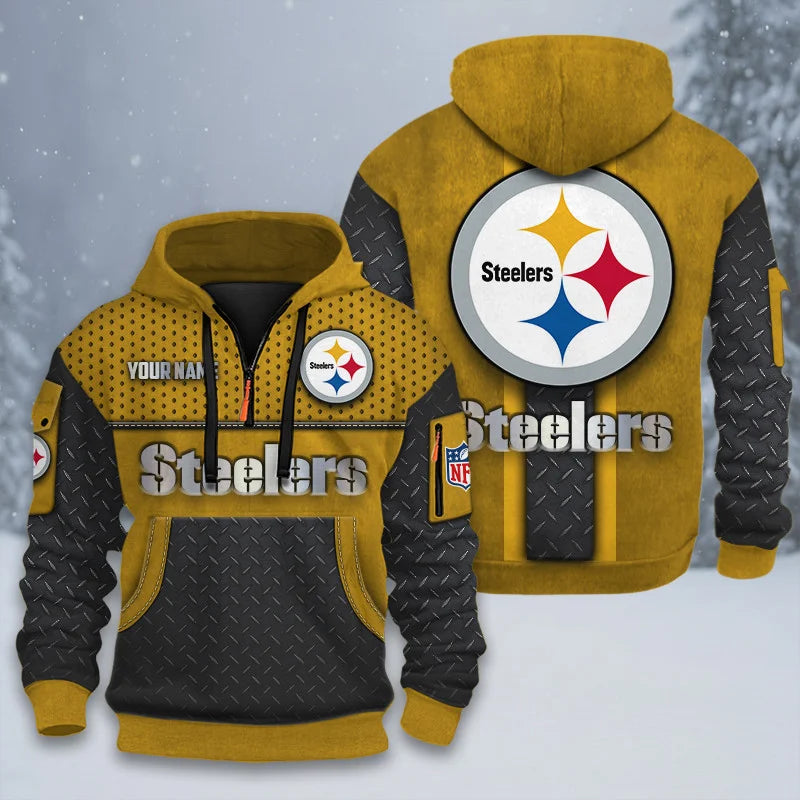 ALL NFL 3D Half-zip Hoodie