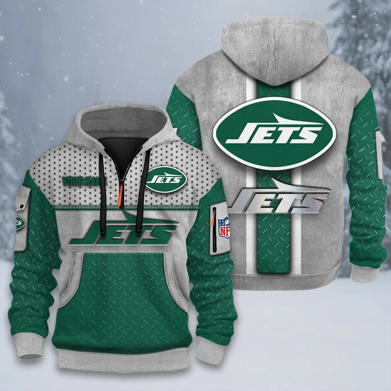 ALL NFL 3D Half-zip Hoodie
