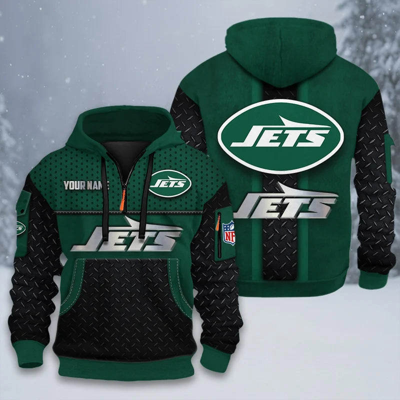 ALL NFL 3D Half-zip Hoodie