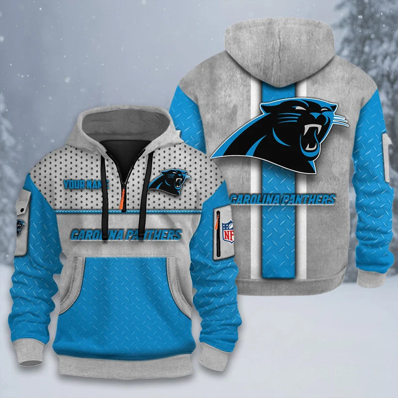 ALL NFL 3D Half-zip Hoodie