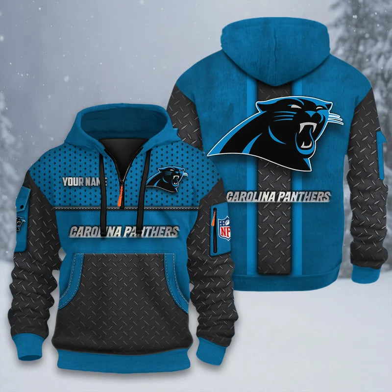 ALL NFL 3D Half-zip Hoodie