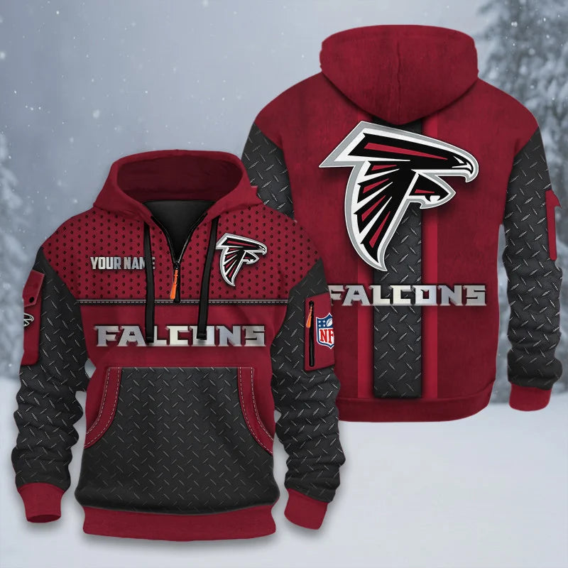 ALL NFL 3D Half-zip Hoodie