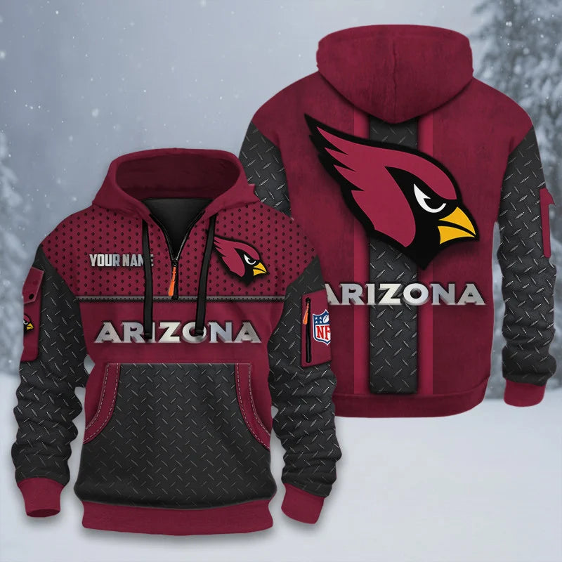 ALL NFL 3D Half-zip Hoodie