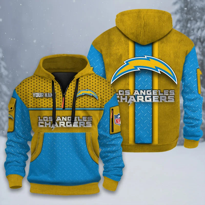 ALL NFL 3D Half-zip Hoodie