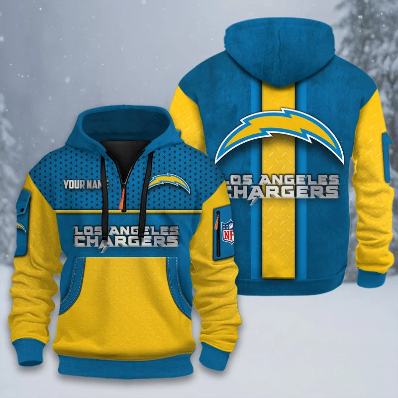 ALL NFL 3D Half-zip Hoodie