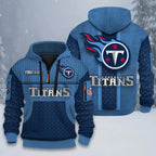 ALL NFL 3D Half-zip Hoodie