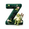 Adorable Frog Initial Pillow - Personalized Gift For Frog Lovers
