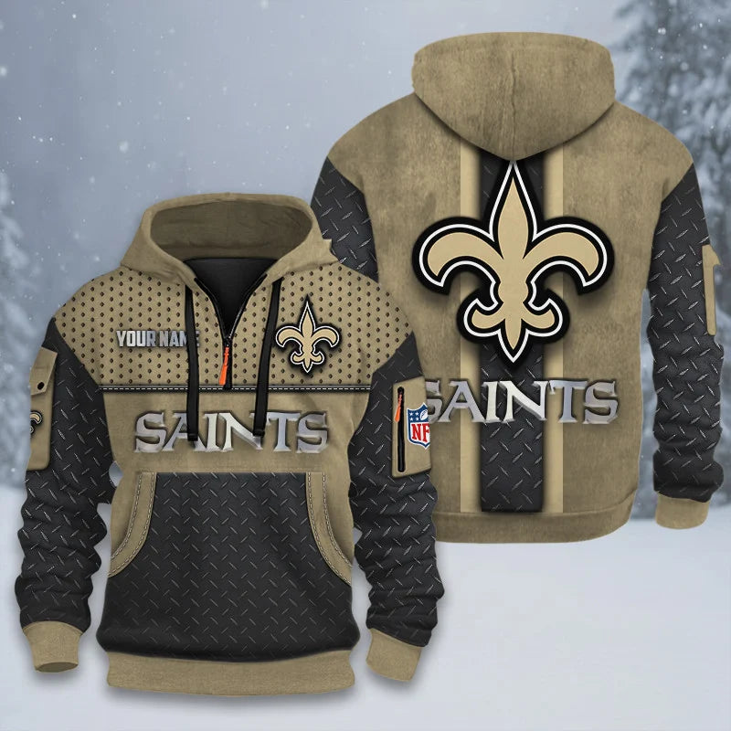 ALL NFL 3D Half-zip Hoodie
