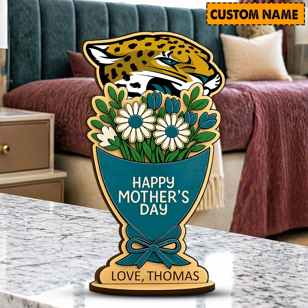 NFL Custom Any Name Happy Mother's Day Wooden Plaque Gifts For Fan - Limited Edition