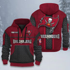 ALL NFL 3D Half-zip Hoodie