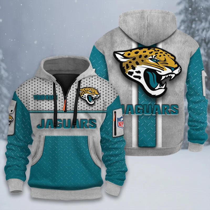 ALL NFL 3D Half-zip Hoodie