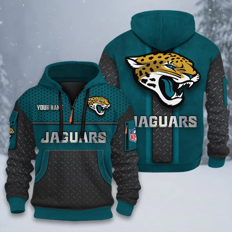 ALL NFL 3D Half-zip Hoodie