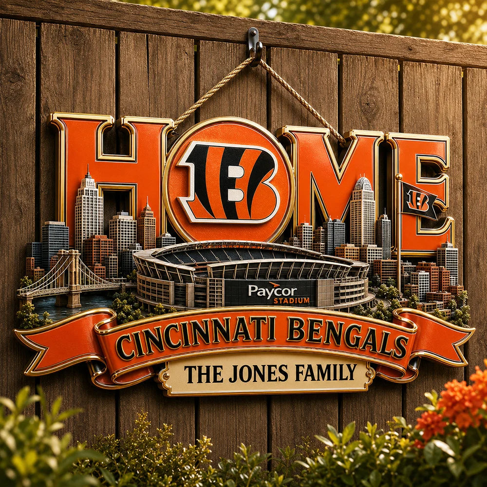 NFL Team Home Metal Sìgn Custom Any Name Gifts For Home Decor