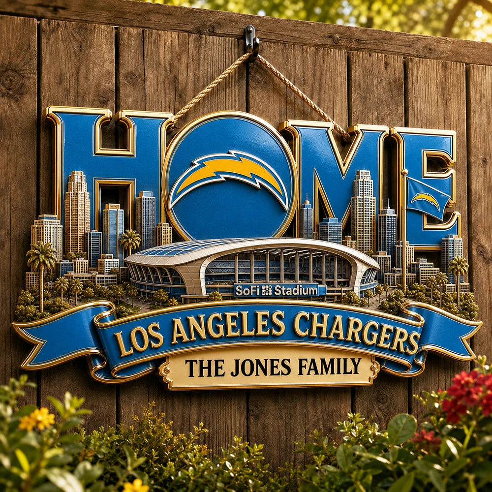 NFL Team Home Metal Sìgn Custom Any Name Gifts For Home Decor
