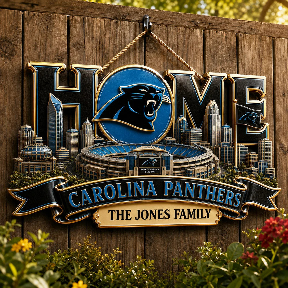 NFL Team Home Metal Sìgn Custom Any Name Gifts For Home Decor