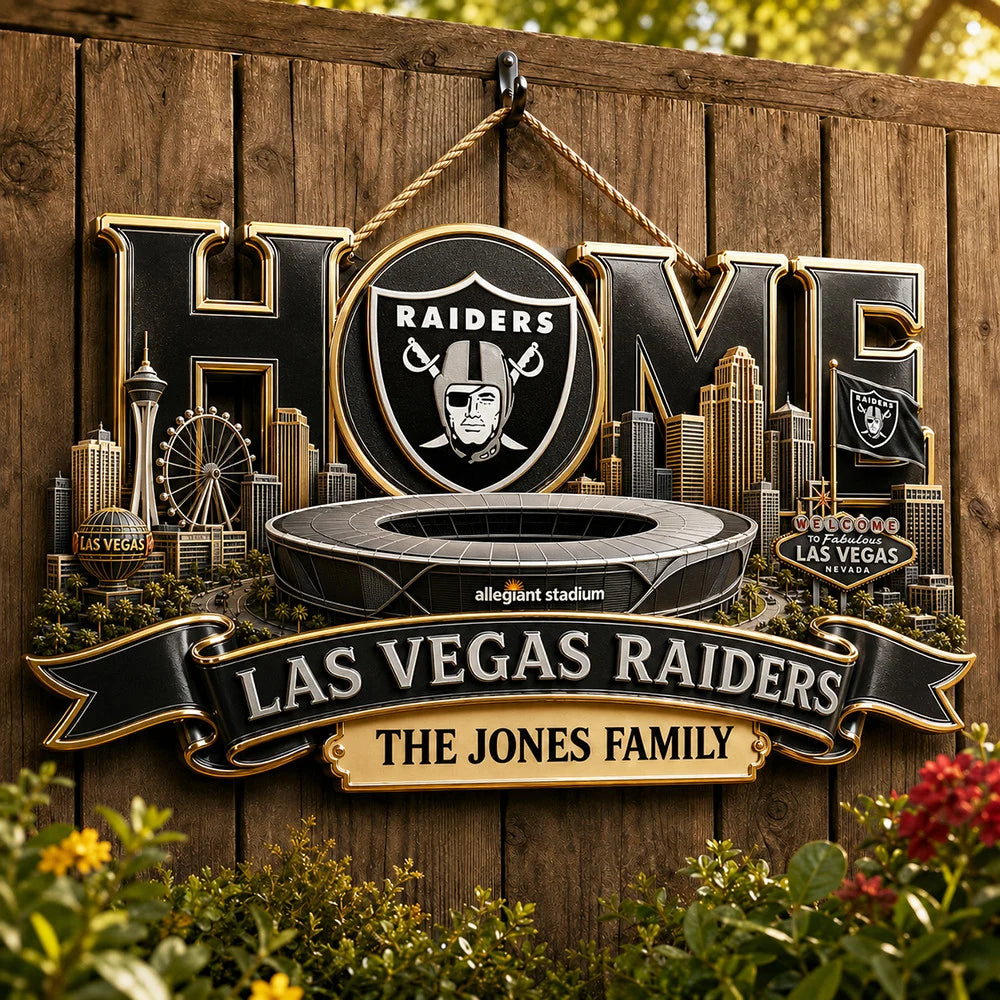 NFL Team Home Metal Sìgn Custom Any Name Gifts For Home Decor