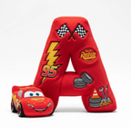 Racing Alphabet Initial Letters Custom Shape Pillow - Personalized Gifts For Kids