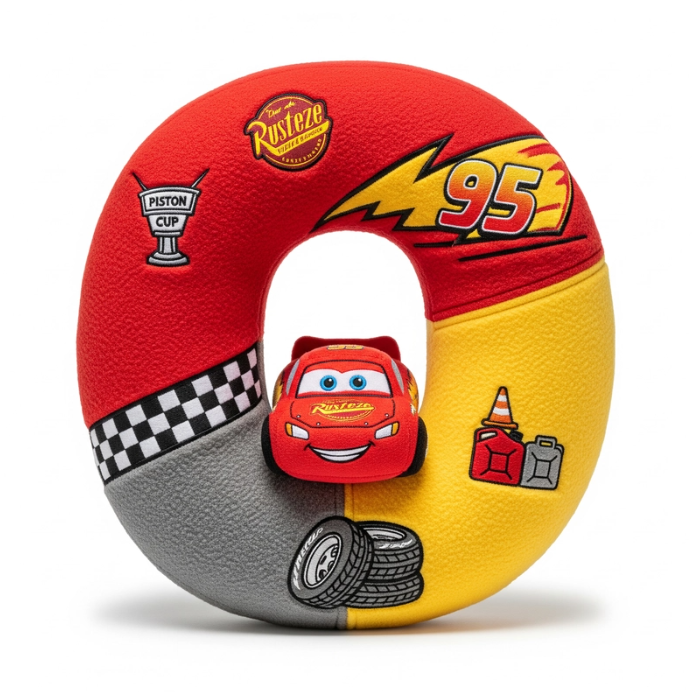Racing Alphabet Initial Letters Custom Shape Pillow - Personalized Gifts For Kids